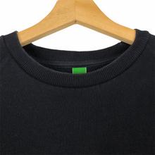 Load image into Gallery viewer, Ma.Strum Navy Crew Neck Sweater - Small (S) PTP 20.75&quot;
