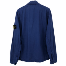 Load image into Gallery viewer, Stone Island Blue Zip Up Overshirt - Extra Large (XL) PTP 24&quot;
