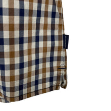 Load image into Gallery viewer, Aquascutum House Check Short Sleeved Shirt - Large (L) PTP 21.5&quot;
