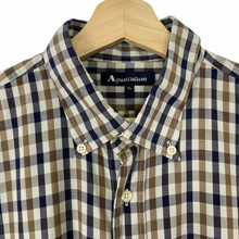 Load image into Gallery viewer, Aquascutum House Check Short Sleeved Shirt - Extra Large (XL) PTP 24.5&quot;
