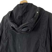 Load image into Gallery viewer, C.P Company Black Goggle Hooded Overshirt - Double Extra Large (XXL) PTP 24&quot;
