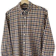 Load image into Gallery viewer, Aquascutum House Check Long Sleeved Shirt - Medium (M) PTP 20&quot;
