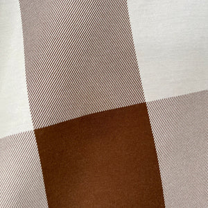 Aquascutum Block Check Short Sleeved T-Shirt - Double Extra Large (XXL) PTP 25"