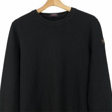 Load image into Gallery viewer, Paul and Shark Black Crew Neck Sweater - Medium (M) PTP 20.5&quot;
