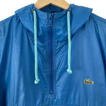 Load image into Gallery viewer, Vintage Light Blue Lacoste Izod Half Zip Cagoule - Medium (M) PTP 24.5&quot;
