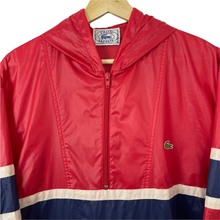Load image into Gallery viewer, Vintage Red Lacoste Izod Half Zip Cagoule - Large (L) PTP 25&quot;
