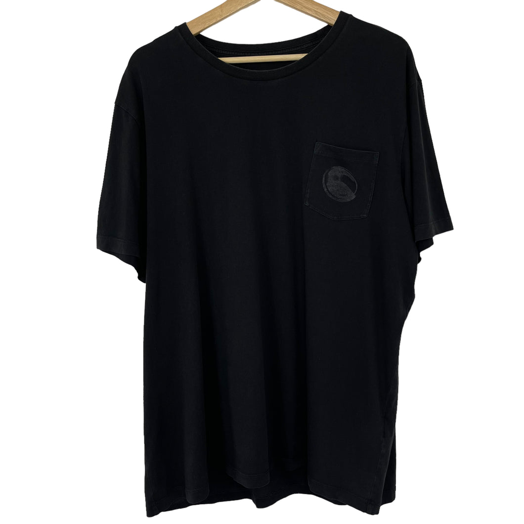 C.P Company Black Short Sleeved Lens Logo T-Shirt - Triple Extra Large (XXXL) PTP 25