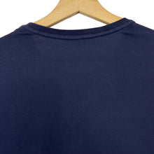 Load image into Gallery viewer, Aquascutum Navy / House Check Short Sleeved T-Shirt - Medium (M) PTP 21&quot;
