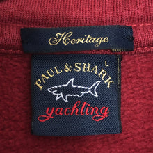 Load image into Gallery viewer, Paul and Shark Red Half Zip Pullover Sweater - Large (L) PTP 22&quot;
