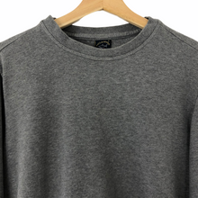 Load image into Gallery viewer, Paul and Shark Grey Logo Crew Neck Sweater - Medium (M) PTP 21.5&quot;
