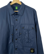 Load image into Gallery viewer, Ma.Strum Navy Blue Button Up Multi Pocket Overshirt - Extra Large (XL) PTP 24.5&quot;
