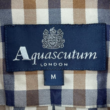 Load image into Gallery viewer, Aquascutum House Check Long Sleeved Shirt - Medium (M) PTP 20&quot;
