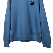 Load image into Gallery viewer, Ma.Strum Light Blue Crew Neck Sweater - Extra Large (XL) PTP 24.75&quot;
