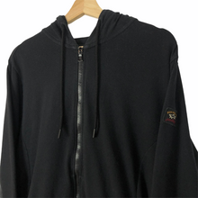 Load image into Gallery viewer, Paul and Shark Black Full Zip Up Logo Hoody - Medium (M) PTP 20.75&quot;
