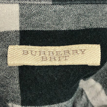 Load image into Gallery viewer, Burberry Brit Grey Nova Check Long Sleeved Shirt - Medium (M) PTP 20.5&quot;
