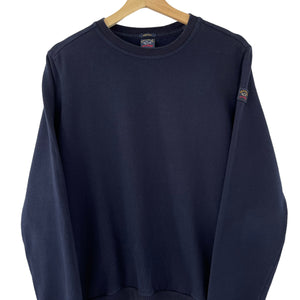 Paul and Shark Navy Crew Neck Sweater - Medium (M) PTP 21.5"