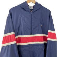 Load image into Gallery viewer, Vintage Navy Lacoste Izod Half Zip Cagoule - Extra Large (XL) PTP 26.25&quot;
