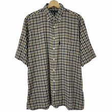 Load image into Gallery viewer, Aquascutum House Check Short Sleeved Shirt - Extra Large (XL) PTP 24.5&quot;
