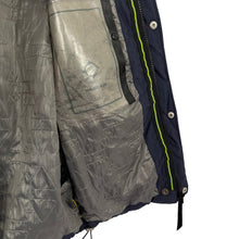 Load image into Gallery viewer, Ma.Strum Navy Hooded Harrier Field Gilet Body Warmer - Medium (M) PTP 22.5&quot;
