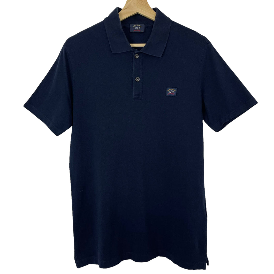 Paul and Shark Navy Short Sleeved Polo - Large (L) PTP 20