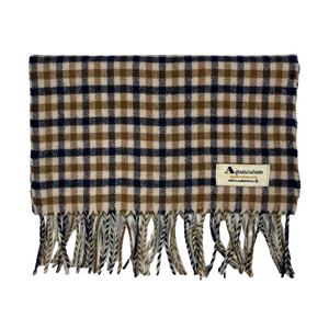 Aquascutum Classic House Check 100% Lambswool Scarf - One Size Fits All