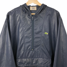 Load image into Gallery viewer, Vintage Lacoste Izod Navy Half Zip Cagoule - Large (L) PTP 25.75&quot;
