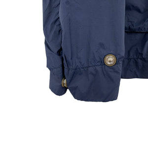 Ma.Strum Navy Blue Multi Pocket Hooded Sniper Jacket - Small (S) PTP 20"