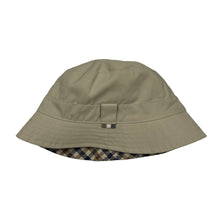 Load image into Gallery viewer, Aquascutum House Check / Beige Reversible Bucket Hat - One Size Fits All
