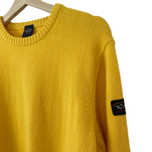 Load image into Gallery viewer, Paul and Shark Yellow Crew Neck Sweater - Large (L) PTP 22&quot;
