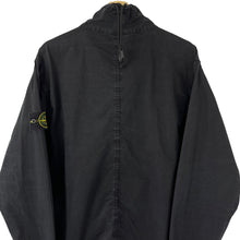 Load image into Gallery viewer, Stone Island Black Half Zip Pullover Smock - Large (L) PTP 25.5&quot;
