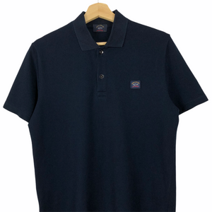 Paul and Shark Dk Navy Short Sleeved Polo - Medium (M) PTP 20.25"