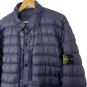 Stone Island Quilted Micro Yarn Down Puffer Overshirt - Double Extra Large (XXL) PTP 24.75"