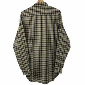 Aquascutum House Check Long Sleeved Shirt - Medium (M) PTP 22"