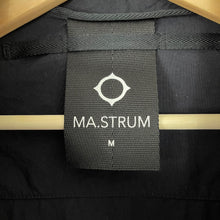 Load image into Gallery viewer, Ma.Strum Black Button Up Multi Pocket Overshirt - Medium (M) PTP 23.5&quot;
