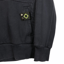 Load image into Gallery viewer, Ma.Strum Navy Crew Neck Sweater - Small (S) PTP 20.75&quot;
