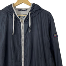 Load image into Gallery viewer, Paul and Shark Navy Hooded Fleece Jacket - Extra Large (XL) PTP 24&quot;
