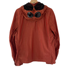 Load image into Gallery viewer, C.P Company Burnt Orange 50 Fili Goggle Hooded Overshirt - Large (L) PTP 22.75&quot;
