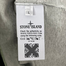 Load image into Gallery viewer, Stone Island Olive Short Sleeved Logo T-Shirt - Large (L) PTP 22.5&quot;
