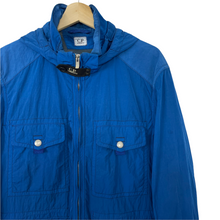 Load image into Gallery viewer, C.P Company Blue Multi Pocket Nysack Goggle Jacket - 54 PTP 23.5&quot;
