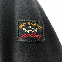 Load image into Gallery viewer, Paul and Shark Black Crew Neck Logo Sweater - Medium (M) PTP 21&quot;
