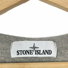 Load image into Gallery viewer, Stone Island Grey Crew Neck Logo Sweater - Double Extra Large (XXL) PTP 25.5&quot;
