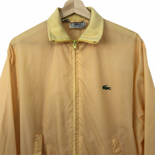 Load image into Gallery viewer, Vintage Lacoste Izod Yellow Full Zip Up Jacket - Large (L) PTP 24&quot;
