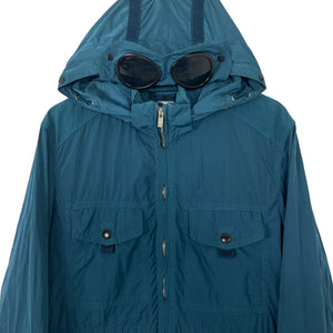 C.P Company Teal Multi Pocket Nysack Goggle Jacket - 50 PTP 20"