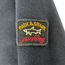 Load image into Gallery viewer, Paul and Shark Navy Logo Crew Neck Sweater - Large (L) PTP 23&quot;
