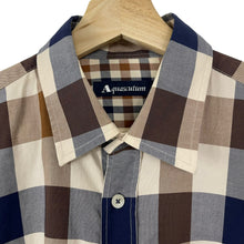 Load image into Gallery viewer, Aquascutum Block Check Long Sleeved Shirt - Medium (M) PTP 20.5&quot;
