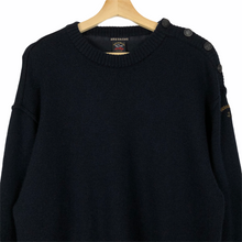 Load image into Gallery viewer, Vintage Paul and Shark Navy Bretagne Sweater - Large (L) PTP 23&quot;
