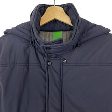 Load image into Gallery viewer, Ma.Strum Navy Hooded Harrier Field Gilet Body Warmer - Medium (M) PTP 22.5&quot;
