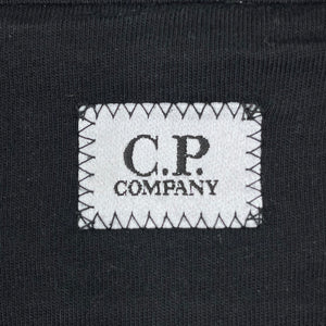 C.P Company Black Crew Neck Lens Sweater - Double Extra Large (XXL) PTP 25.25"